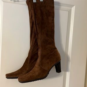 Franco Sarto Brown Sock Book Sz 8